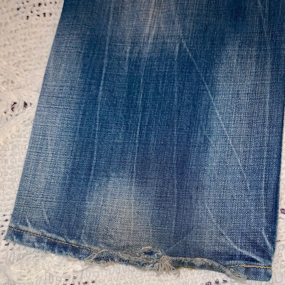 * American Eagle bootcut distressed jeans sz 32x30 * (34x29) - Picture 12 of 13